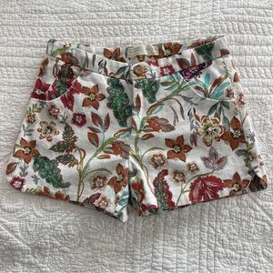 Zara Girls Soft Collection Floral Shorts Textured 10 Cottagecore Girly Coquette